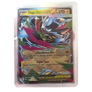 Mega Zeraora ex 027/084 Double Rare Pitch Black Pokemon New